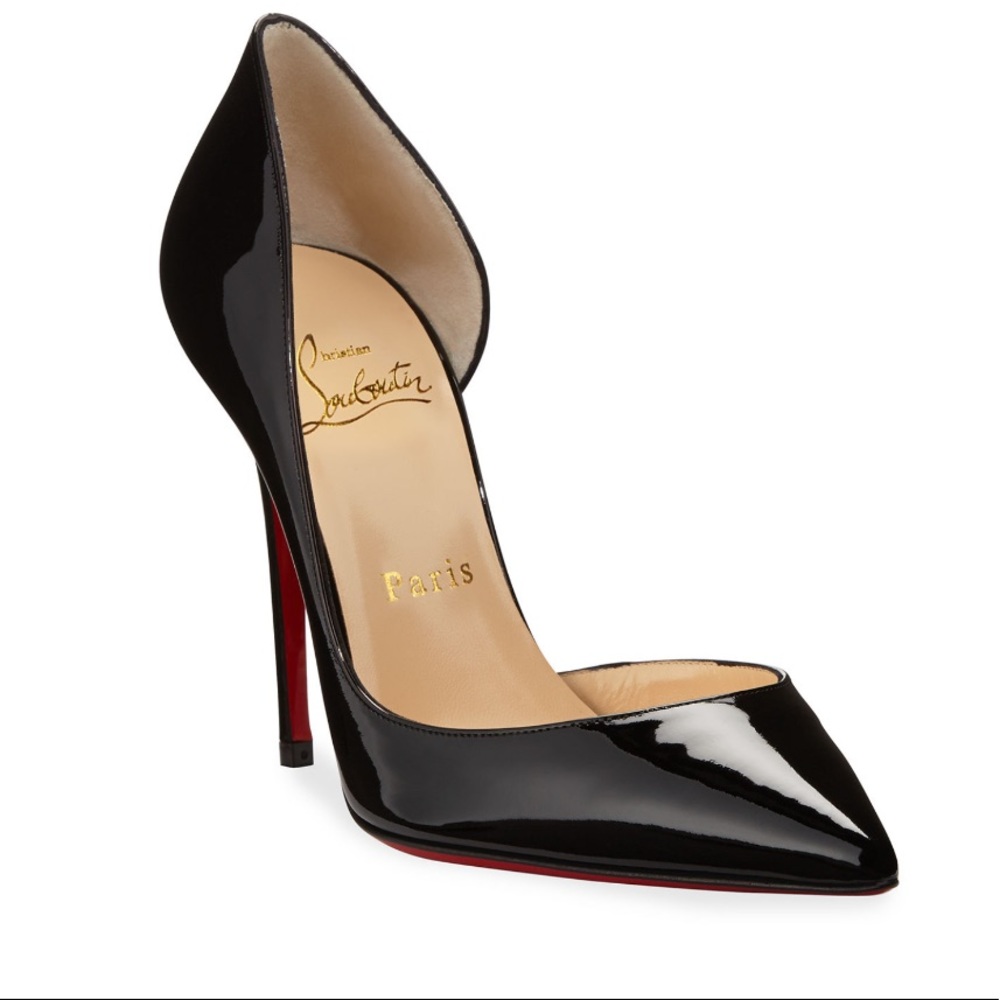 Christian Louboutin
Iriza Patent Open-Side Pump